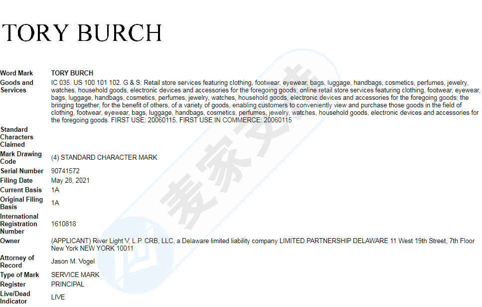 Tory Burch再發新案（案件號：21-cv-6491），目前美國法院已簽發TRO，趕快核查!