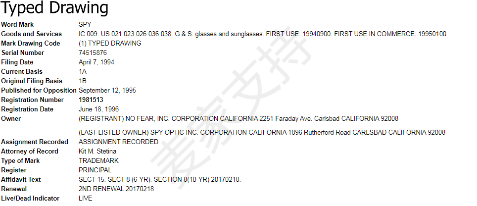 案件號(hào)：2021-cv-62472：SMG再發(fā)新案，涉及Spy Optic品牌，趁TRO還未下來，賬戶未被凍結(jié)前，趕緊自查自糾！