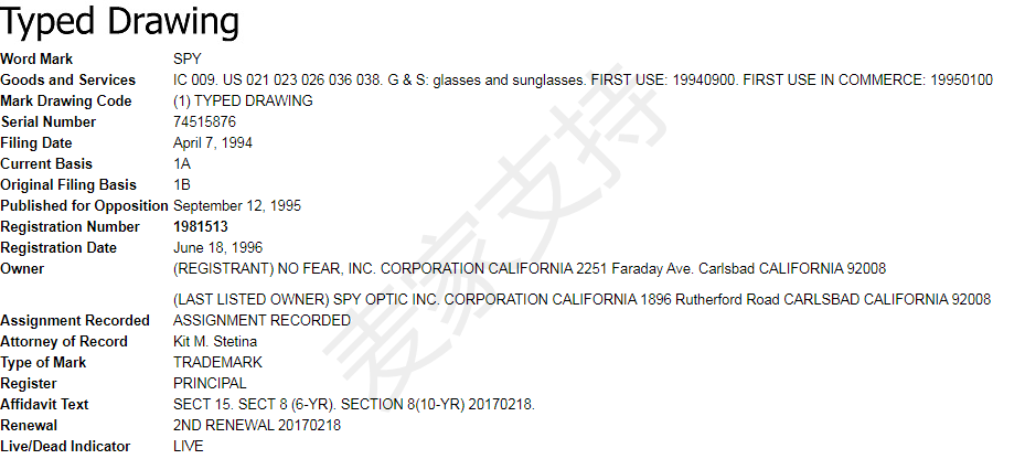 案件號(hào)：2021-cv-62472：SMG再發(fā)新案，涉及Spy Optic品牌，趁TRO還未下來，賬戶未被凍結(jié)前，趕緊自查自糾！