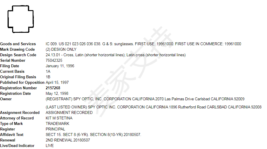 案件號(hào)：2021-cv-62472：SMG再發(fā)新案，涉及Spy Optic品牌，趁TRO還未下來，賬戶未被凍結(jié)前，趕緊自查自糾！