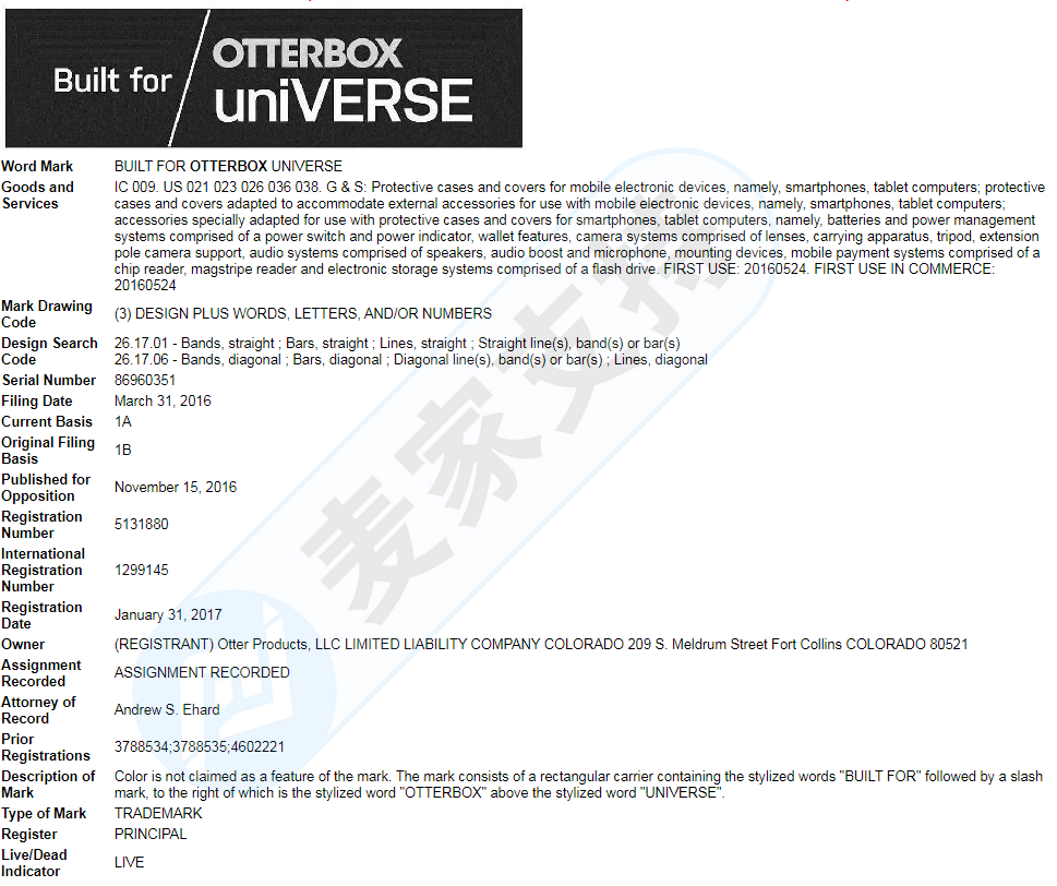 OtterBox委托GBC律所再度發(fā)案，案件號(hào)21-cv-6695，這些專利信息你知道嗎？