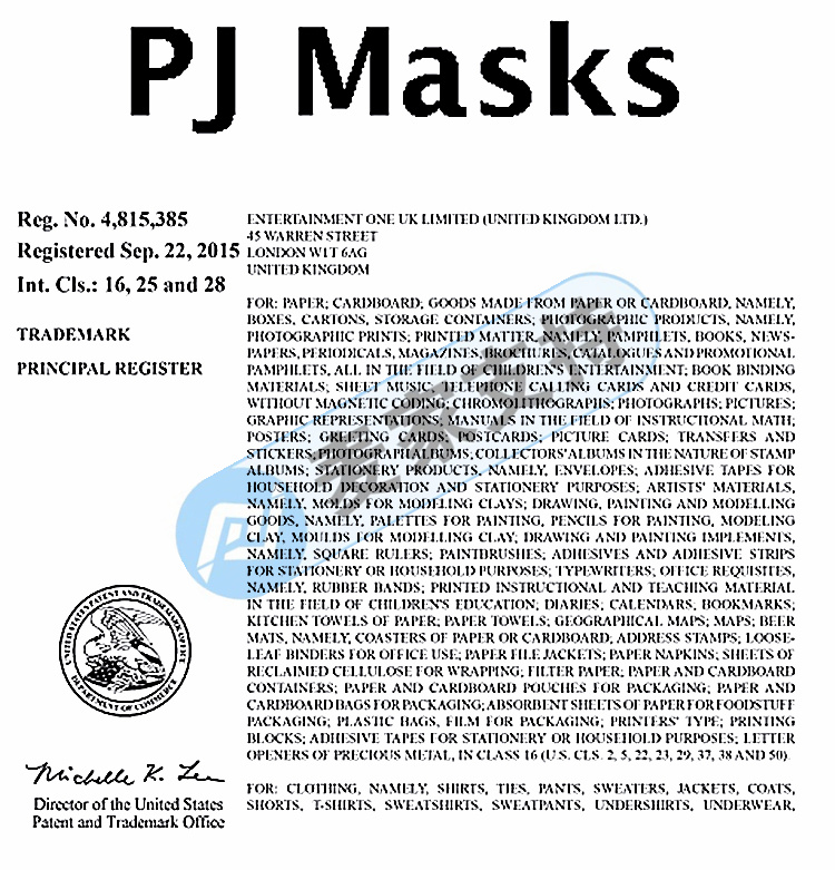 GBC再發新案（案件號22-cv-1321），被代理品牌是蒙面睡衣俠 PJ MASKS，趕快自查！