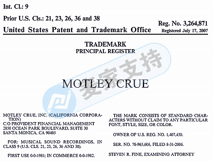 Keith代理M?TLEY CRüE 樂隊(duì)起訴侵權(quán)新案件！