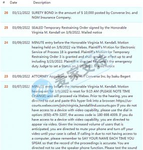 侵權預警！GBC律所正在取證匡威 Converse產品，請立即下架！