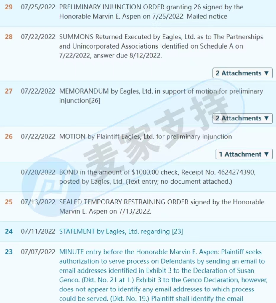 Eagles 老鷹樂隊已于近日開始起訴涉及侵權的商家，請大家注意防范！