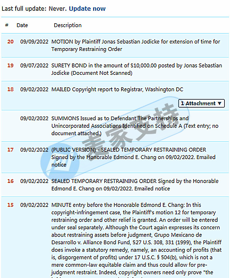 Keith又代理一位自由藝術家！JONAS SEBASTIAN JODICKE WORKS維權連發兩案！案件已申請TRO動議，賣家千萬謹慎這些圖片！