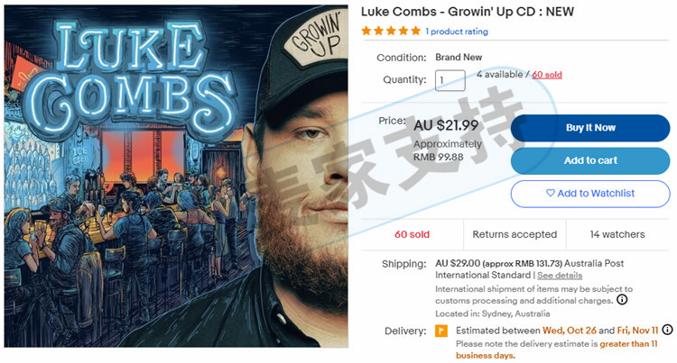 案件新進(jìn)展！Keith代理美國音樂歌手Luke Combs維權(quán)，eBay被告賣家反對TRO！相關(guān)賣家快下架，文字商標(biāo)是雷點(diǎn)！