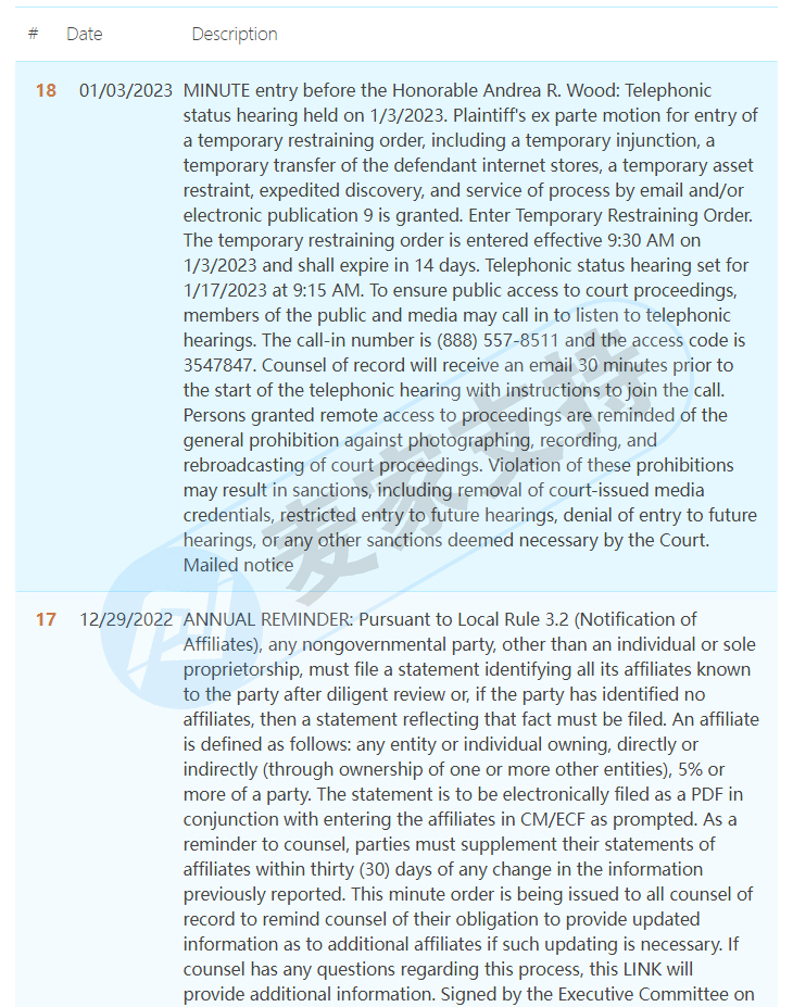 注意！原告律所THOITS LAW代理電子頭虱去除器 V-COMB發(fā)案，未被凍結(jié)的抓緊下架！