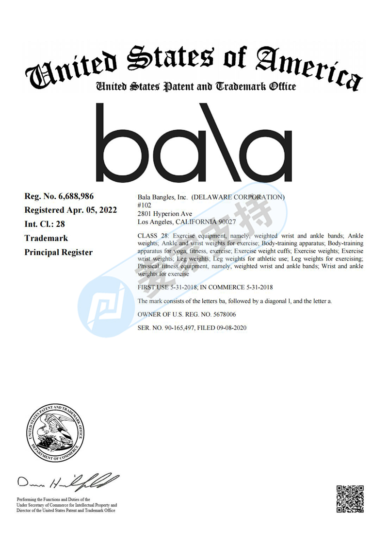 速看排雷！關于跨境侵權TRO商標起訴，BALA BANGLES 健身腕帶維權！