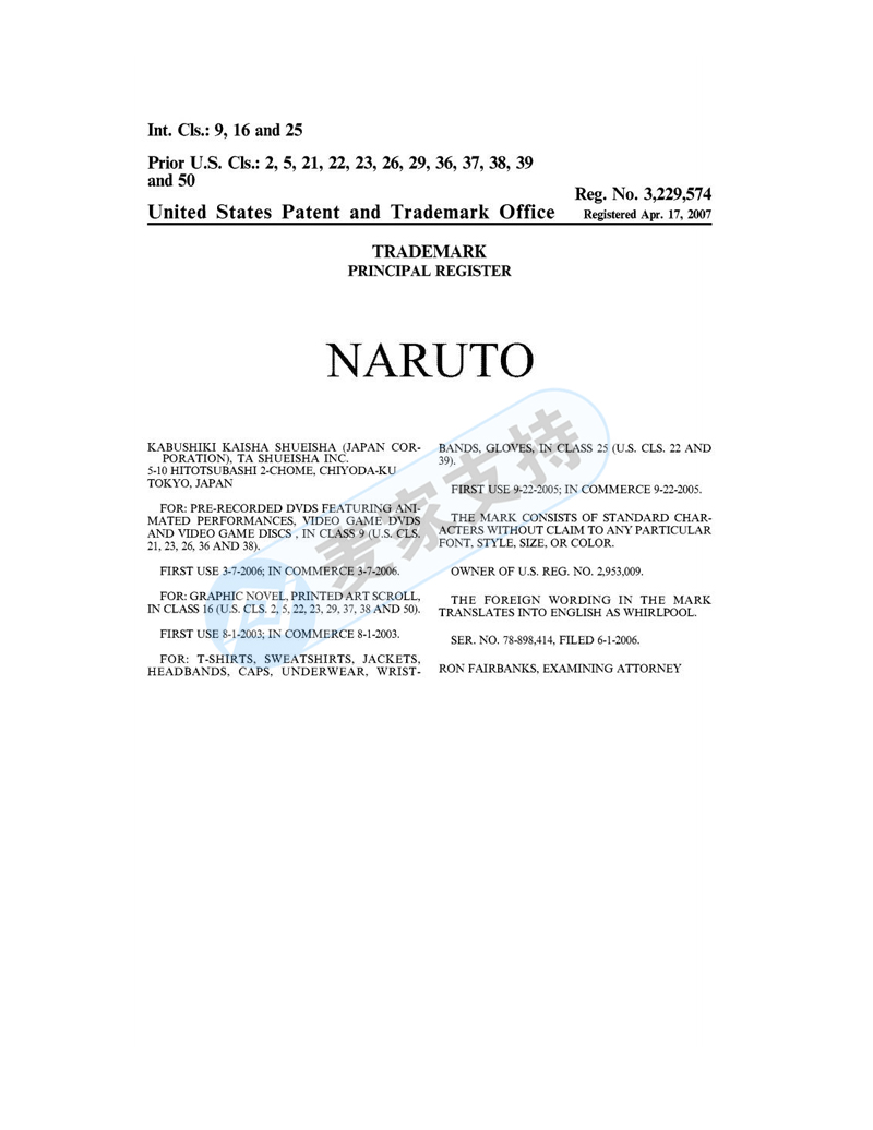 最新！熱門動漫大IP火影忍者 NARUTO首發跨境侵權和解案！