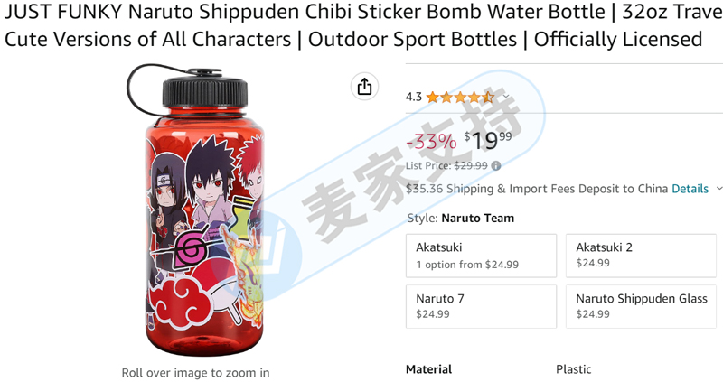 最新！熱門動漫大IP火影忍者 NARUTO首發跨境侵權和解案！