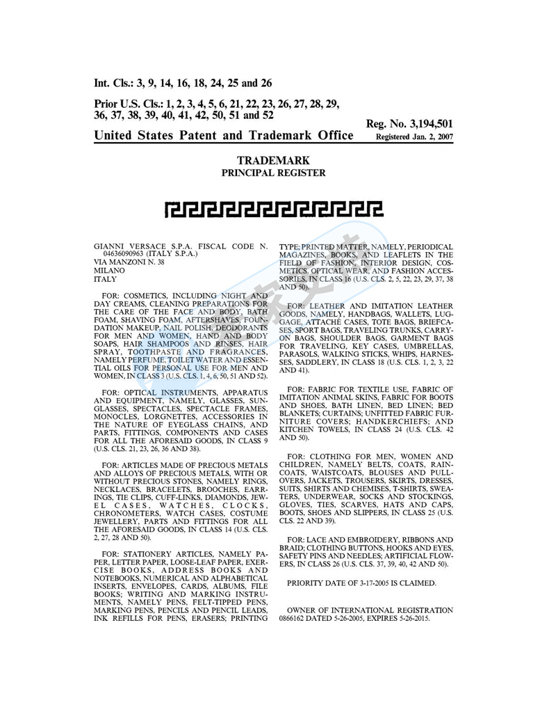未下TRO！高奢品牌范思哲 Versace維權來襲，跨境電商們請自查
