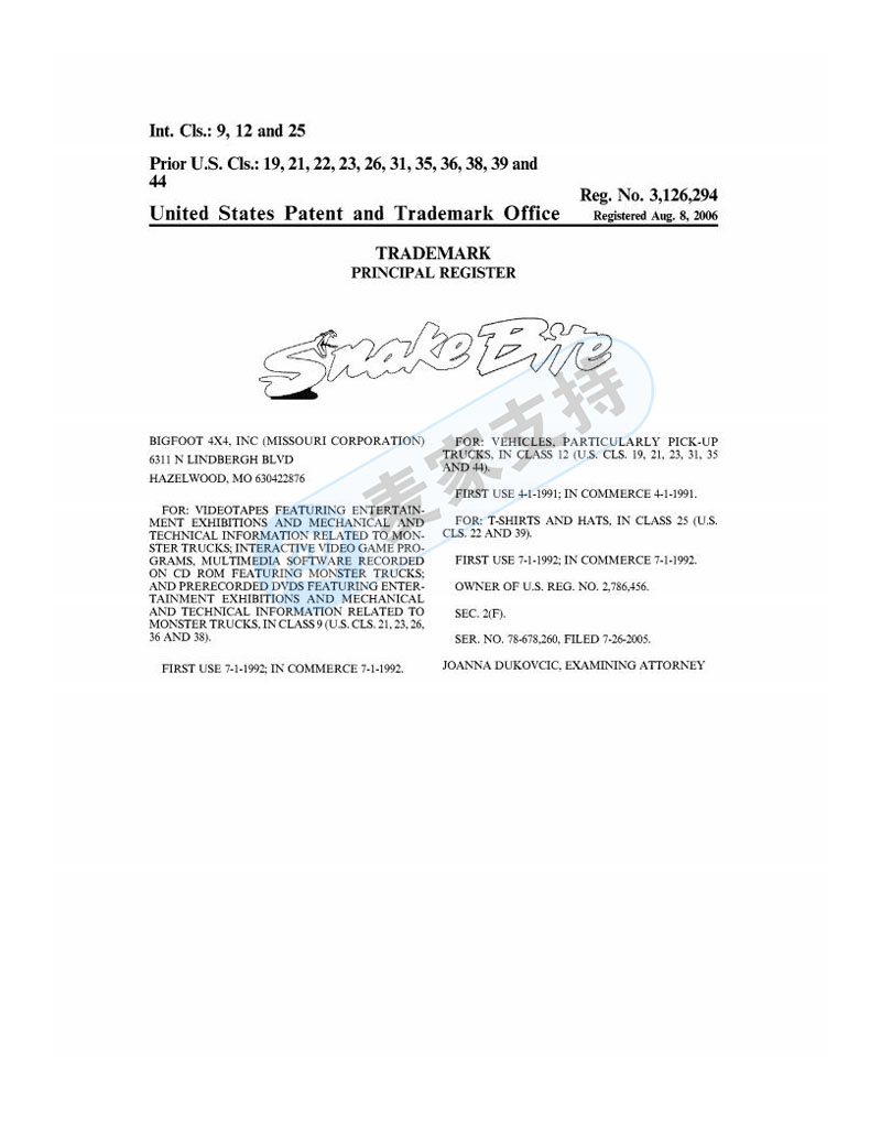 聽勸！HSP律所代理Bigfoot大腳怪卡車商標(biāo)維權(quán)從未暫停，跨境電商真不能賣