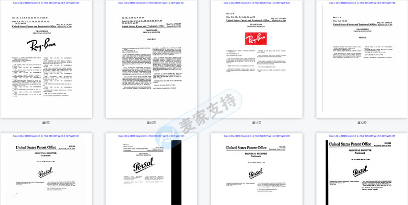 GBC出手絕非小案！RayBan&Oakley113個(gè)商標(biāo)維權(quán)，截圖到手軟，跨境電商賣家get起來