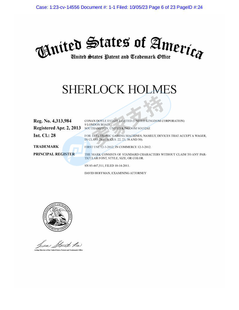 TME律所代理高危詞Sherlock Holmes福爾摩斯再維權(quán)，跨境賣家速排查