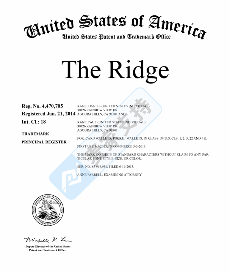 Sullivan頻頻立案!錢包行業領軍者The Ridge也加入了TRO維權大軍！