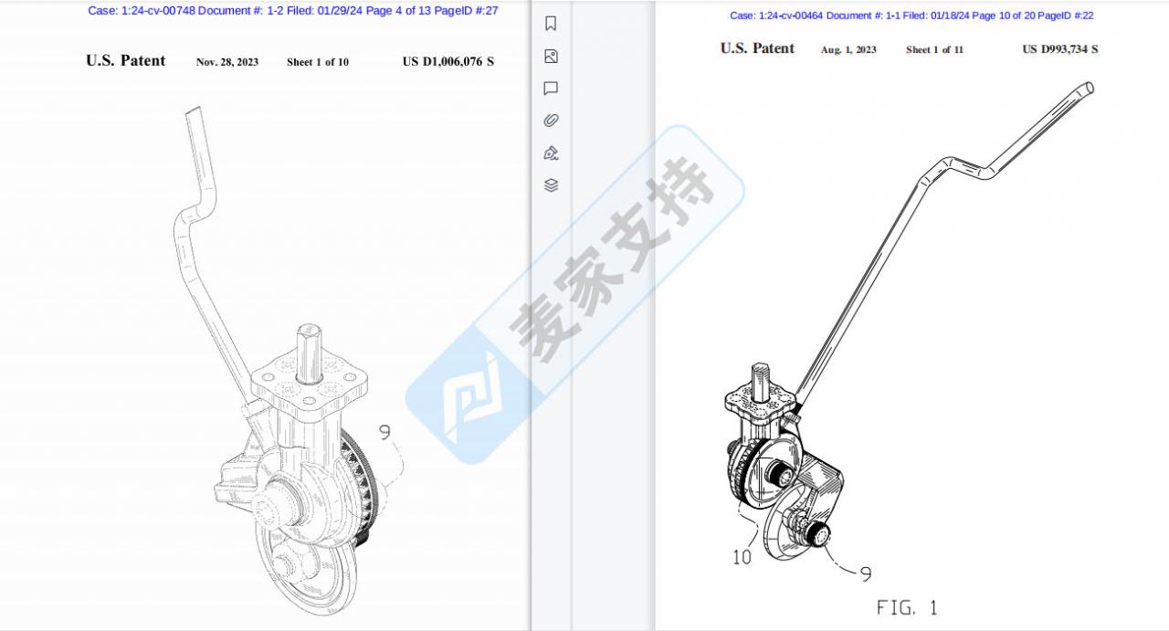 海外熱銷產品——金屬沖壓機鉆床板切割機品類專利搶注，花式維權發起TRO