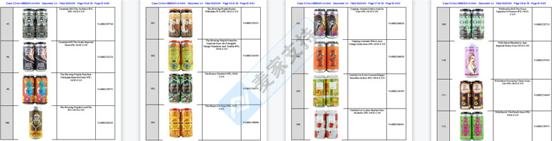 花花綠綠色彩艷麗的果酒飲料暗藏TRO風險！CraftShack114個版權，已發起跨境維權！