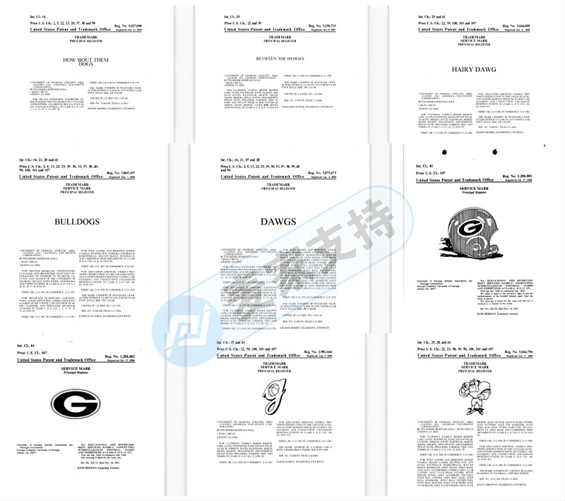UGAA佐治亞大學斗牛犬商標，目前案件已被TRO凍結，趕緊停售、下架相關產品！