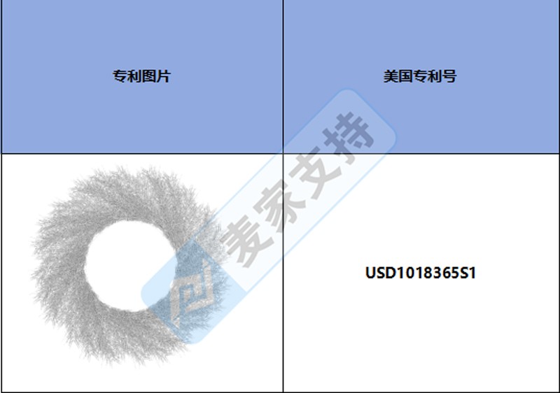 跨境侵權(quán)預(yù)警——這個(gè)常見的潘帕斯草花環(huán)，美國外觀專利已經(jīng)下證！