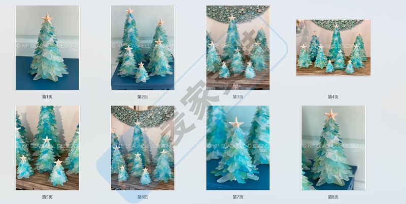 K P Seashell Designs貝殼藝術作品多發維權，目前已獲 TRO 維權！文末附被告名單！速看！