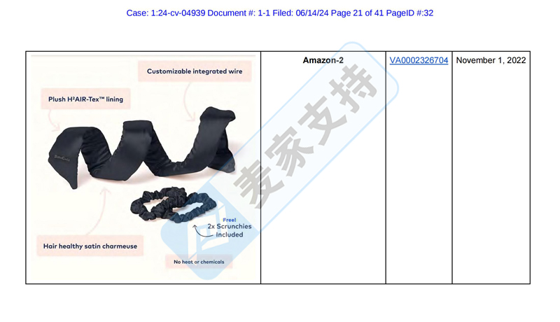 4-cv-04939，MGB律所代理Robecurls無熱卷發器強勢維權"