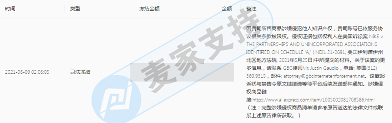 勁爆消息！新加坡當地律所接力訴訟171家耐克Nike品牌侵權的跨境電商速賣通賣家